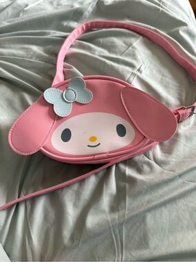 My Melody Crossbody Bag with Bow Accent